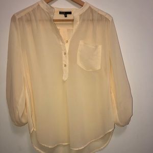 Cream blouse , beautiful for the summer
